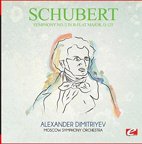 the album cover for Moscow Symphony Orchestra - Symphony No. 2 in B-Flat Major D.125