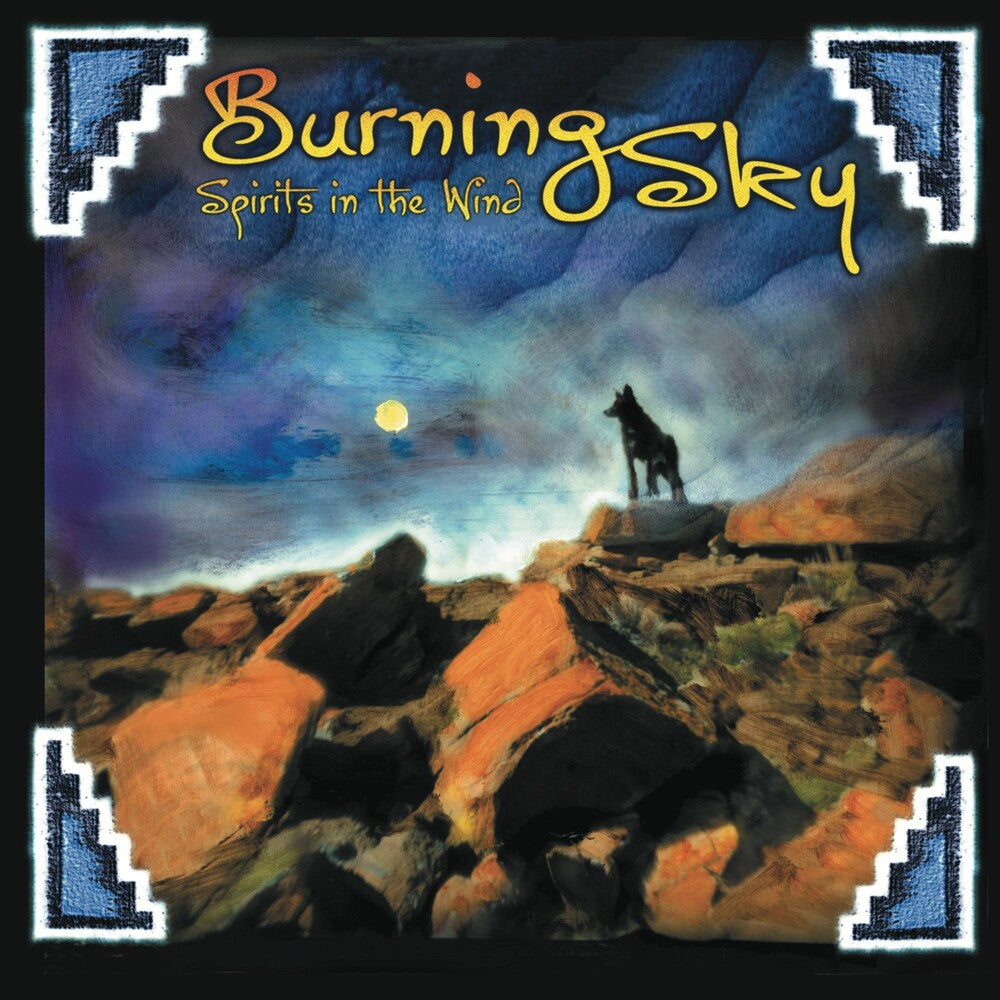 the album cover for Burning Sky - Sprits in the Wind