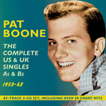 the album cover for Pat Boone - Complete Us & UK Singles As & BS 1953-62
