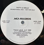Patti LaBelle : 'Twas Love (12", Promo)