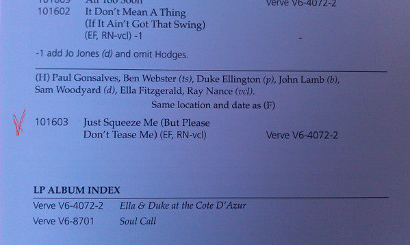 Ella* & Duke* : Ella & Duke At The Cote D'Azur (2xLP, Album, RE, RM, 180 + LP, Album, RE, RM, 180 )