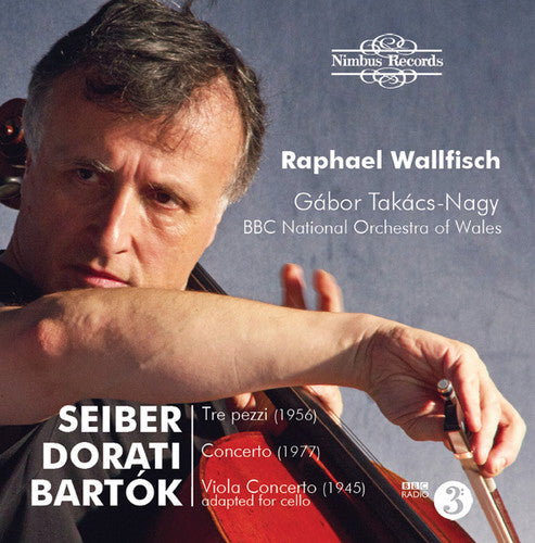 the album cover for RAPHAEL WALLFISCH - Hungarian Cello Concertos