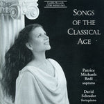 the album cover for Patrice Michaels Bedi - Songs of the Classical Age