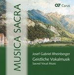 the album cover for Rheinberger / Stuttgart Chamber Choir / Fischer - Sacred Vocal Music