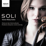the album cover for Tamsin Waley-Cohen - Soli - Works for Solo Violin