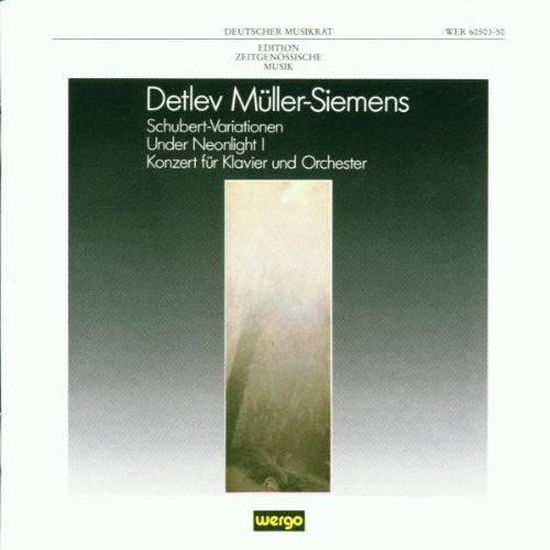 the album cover for Muller-Siemens Schubert-Variationen / Various - Muller-siemens: Schubert-variationen / Various