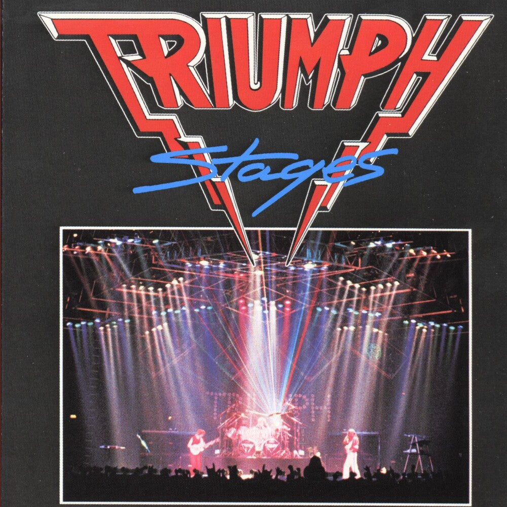 the album cover for Triumph - Stages [Remastered]