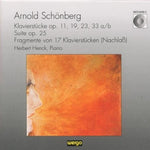 the album cover for Herbert Henck - Schoenberg: Piano Works