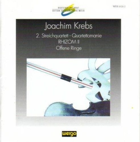 the album cover for Krebs 2 Streichquartett - Rhizom Ii / Various - Krebs: 2 Streichquartett - Rhizom Ii / Various