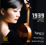 the album cover for Jongen / Li / Liu / Bowman - 1939