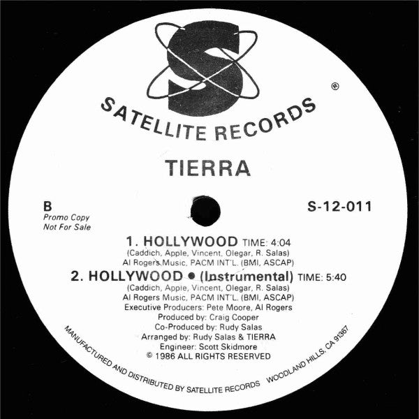 Tierra : Hollywood (12", Promo)