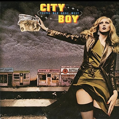 the album cover for City Boy - Young Men Gone West/Book Early: Expanded Edition