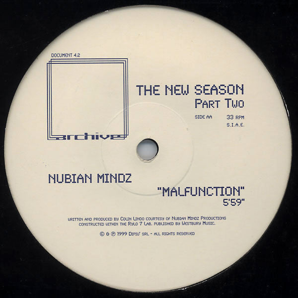Phoojun / Nubian Mindz : The New Season Part Two (12")