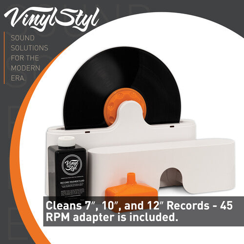 Vinyl Styl Deep Groove Record Washer System - For 7/10/12 Inch (White)
