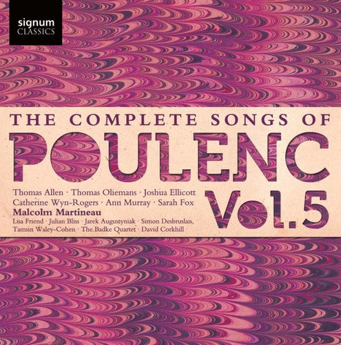 Complete Songs of Francis Poulenc 5 (CD)