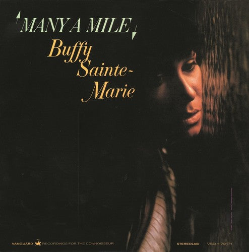 the album cover for Buffy Sainte-Marie - Many a Mile