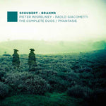 the album cover for Schubert / Brahms / Wispelwey / Giacometti - Complete Duos & Phantasie [Digipak]