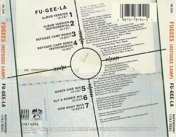Fugees (Refugee Camp)* : Fu-Gee-La (CD, Maxi)