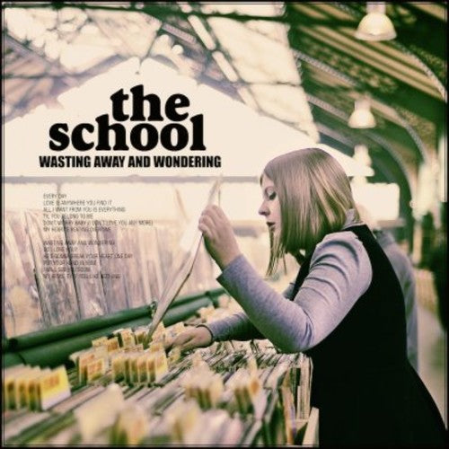 the album cover for School - Wasting Away & Wondering