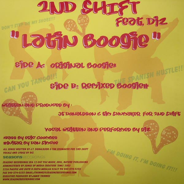 2nd Shift Feat. Diz : Latin Boogie (12")