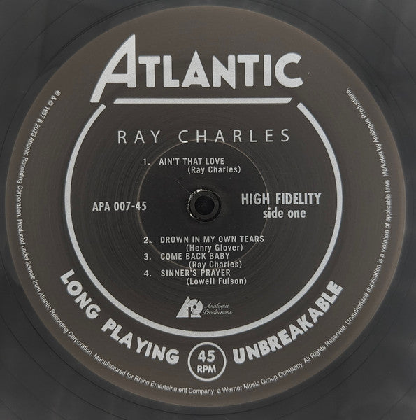 Ray Charles : Ray Charles (2x12", Comp, Mono, Ltd, Num, RE, Gat)