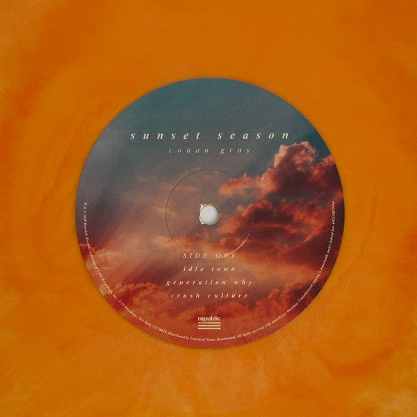 Conan Gray : Sunset Season (10", EP, RE, Ora)