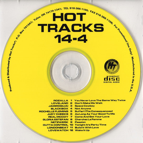 Various : Hot Tracks 14-4 (CD, Comp, Promo)