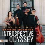 the album cover for Britten / Skyros Quartet - Introspective Odyssey