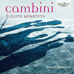 the album cover for Quartetto DuePiùDue - 6 Flute Quartets