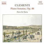 the album cover for Pietro De Maria - Pno Sonatas Op 40: Sta in G Major Op 40 #1