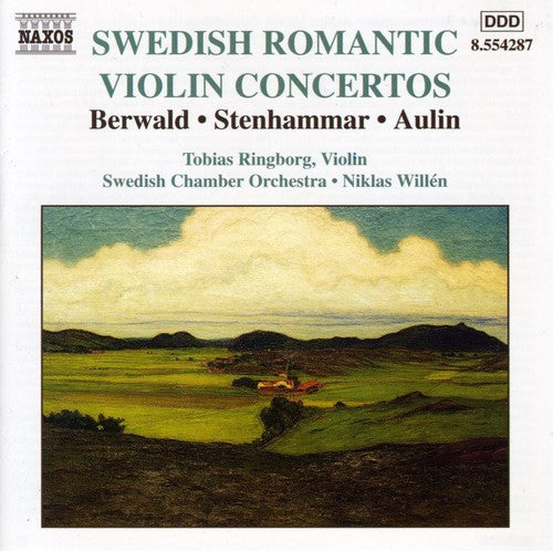 the album cover for Tobias Ringborg - Swedish Romantic Violin Concertos