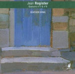 the album cover for J. Rogister - String Quartets #2 in F minor & 6 in C minor