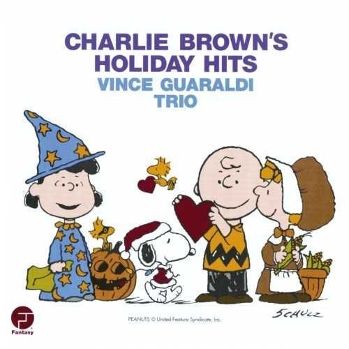 the album cover for Vince Guaraldi - Charlie Brown's Holiday Hits [Vinyl]