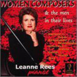 the album cover for Leanne Rees - Women Composers & the Men in Their Lives