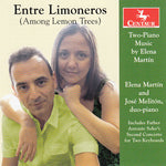 the album cover for Martin / Martin / Meliton - Among Lemon Trees: Two-Piano Music