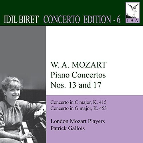 the album cover for Mozart / Biret / London Mozart Players / Gallois - Piano Concertos Nos. 13 & 17