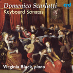 the album cover for Scarlatti / Virginia Black - Keyboard Sonatas