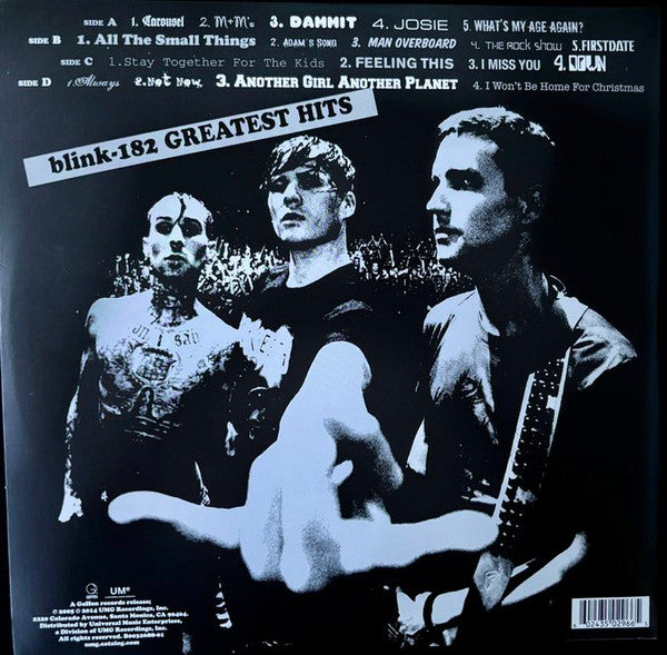 Blink-182 : Greatest Hits (LP, Gre + LP, Blu + Comp, Ltd, RE, GZ )