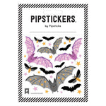 Fuzzy Bats & Moths Sticker Set