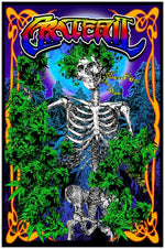 Grateful Blacklight Flocked Poster Size 23X35