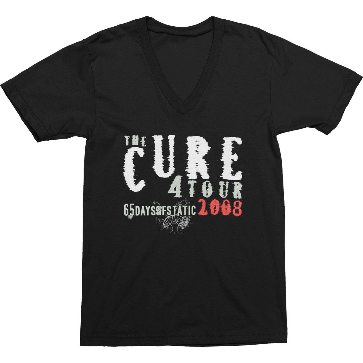 Cure 65 Days Of Static 2008 Tour Slim Fit T-shirt