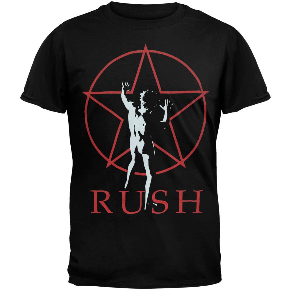 Rush - Starman Black Men's T Shirt