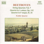 the album cover for Kodaly Quartet - String Quartets 7