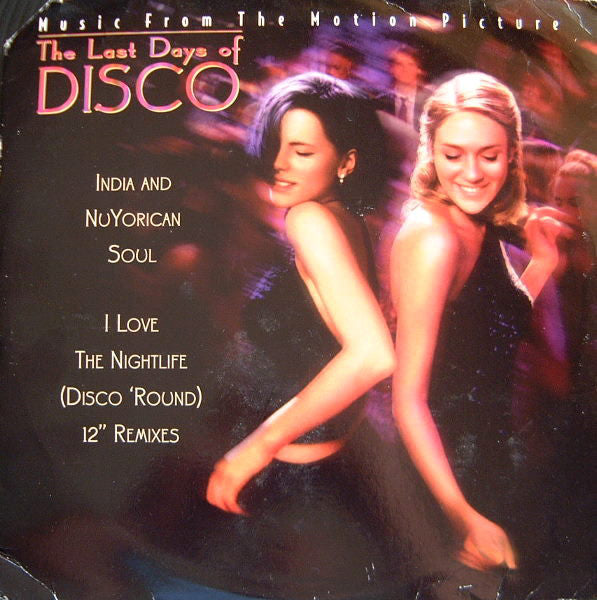 India And Nuyorican Soul : I Love The Nightlife (Disco Round) - 12" Remixes (2x12")
