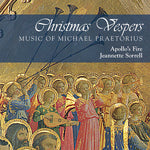 クリスマスの晩祷：ミカエル・プレトリウスの音楽（CD）