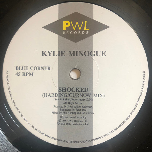 Kylie Minogue : Shocked (12", Single)