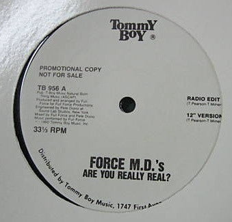 Force MD's : Are You Really Real? (12", Promo)