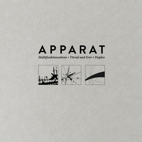the album cover for Apparat - Multifunktionsebene, Tttrial and Eror, Duplex