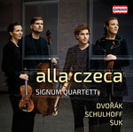 the album cover for Dvorak / Signum Quartet - Alla Czeca
