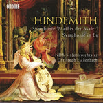 the album cover for Hindemith / Ndr Sinfonieorchester / Eschenbach - Symphonie Mathis Der Maler - Symphonie in Es